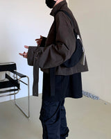 クロップハイネックジャンパー/SI Crop High-neck Jumper (2 colors)