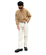プリントクロップドスウェット/Print Cropped Sweat-BEIGE