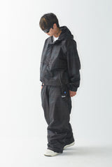 ワイドフーディージャケット/BSR2223FWJK050 WIDE HOODED JACKET CHECK