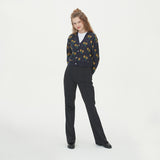 FLOWER JAQUARD KNIT CARDIGAN_NAVY (6610815189110)