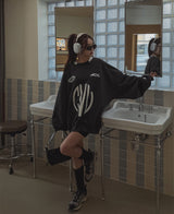 (UNISEX) コブ制服オーバーマンツーマン
