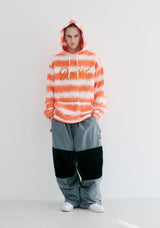 タイダイフーディ / BSR2223FWPO008 BS TIE-DYE HOODIE ORANGE
