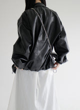 バルーンレザージャンパー / Balloon Leather Jumper (2color)