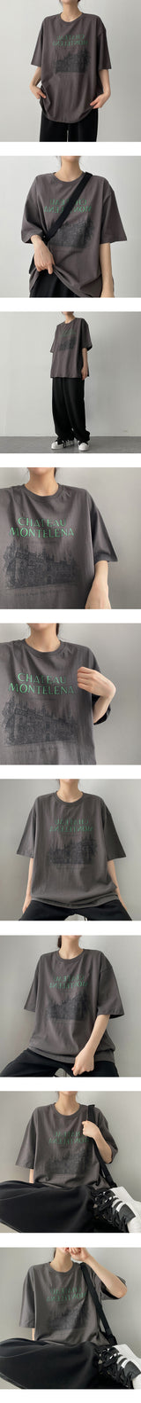 レナショートスリーブTシャツ / Lena's short-sleeved T-shirt