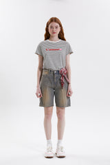 ウォッシュドグレージーンズ/WASHED GREY JEANS