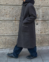 ウールセンスインナーフードコート/wool sense inner hood coat 2color