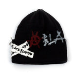 BBD Graffiti Logo Patch Beanie (Black) (4643662626934)