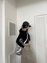 Y2K ビンテージステッチボールキャップ