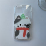 COCO - Sketch Some Christmas Cat Phone Case 