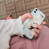 ジャイアントバニーダンダンジェリーハードアイフォンケース/Giant Bunny Dung dung Jelly Hard phone case beige