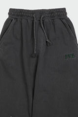 パッチスウェットパンツ/Patch sweatpants(washed charcoal)