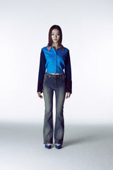 ROSE BOOTS CUT DENIM # VINTAGE BLUE