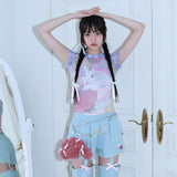 1 3 HACHI key ring - PINK