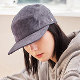 VA Square Suede Camp Cap / Charcoal
