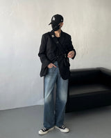 ベーシックツーボタンジャケット / FL Basic Two Button Jacket (2 colors)