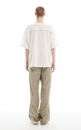 HIDDEN BUTTON PANTS_KHAKI 