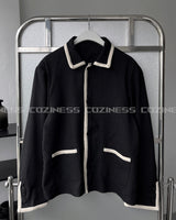 SO Line Collar Tweed Jacket ver.4 (2 colors)