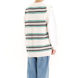 STRIPED KNIT VEST