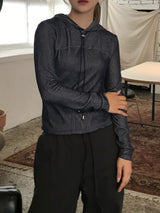 Rowan string hoodie