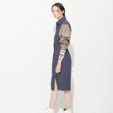 MADELINE TUBE DRESS, STEELBLUE + TAUPE (6628245209206)
