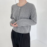 Round Neck Cardigan
