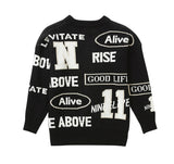 Levitate knit crewneck - Black (4622111080566)