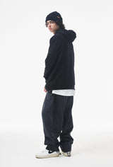 バギーデニムパンツ/MBSRCOPT102 MID90 BAGGY DENIM PANTS BLACK