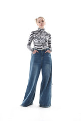ファンシーデニムパンツ/FANCY DENIM