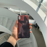 ブラックキャットスマホハードケース / Black cat hard case