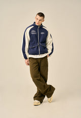 VINTAGE PINTUCK COTTON PANTS - KHAKI