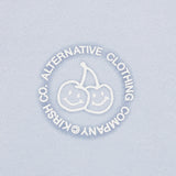 ドゥードゥルチェリーサークルロゴフーディージップアップ／DOODLE CHERRY CIRCLE LOGO  HOODIE ZIP UP [SKY]