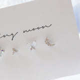ソフトトゥインクルピアス / [4 set] Soft Twinkle Piercing Set