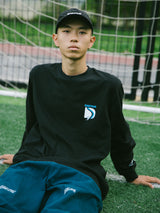 DAKYAM 2023 AW チェイシングホワイトドラゴンスキーグラフィックヘビーウェイトロングTシャツ
