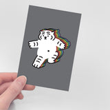 RAINBOW TIGER POST CARD (6538755145846)