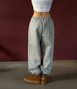 Deep U-neck Napping Cropped T-shirt