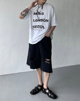 オウンキャピタルレタリング半袖Tシャツ