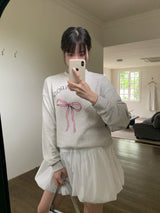 Pink Bow Sweatshirt