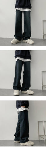 ディープウォッシュドデニムパンツ / Oh, deep washed denim pants