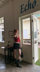 Reality V Lace Sleeveless Tee