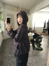 Appealing check hoodie
