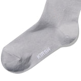 CHERRY LOGO KNEE SOCKS [LIGHT GRAY]