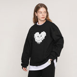 [UNISEX] Big Cloud Heart Smile Sweatshirt