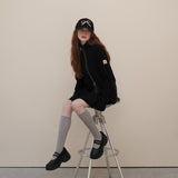 Black Cancan Mini Skirts