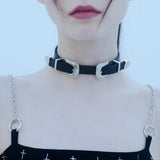 ダブルバックルチョーカー/1 7 double buckle choker