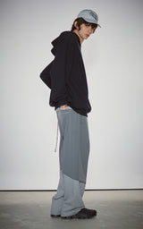 PIPPING MIX PANTS_GRAY