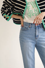 コンビストレートデニムパンツ / FF-34 / COMBI STRAIGHT DENIM PANTS