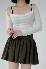 クリスオフショルダーTシャツ / Chris Off Shoulder T-shirt (4color)
