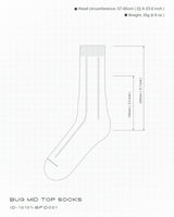 BUG mid top socks