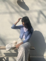 ディアスプリングフラワーバンディングロングスカート / Dear Spring Flower Banding Long Skirt (3 colors)