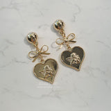 ロイヤルベイビーエンジェルイヤリング - ショート / Royal Baby Angel Earring - Short (Gold) (Kep1er Mashiro Earring)